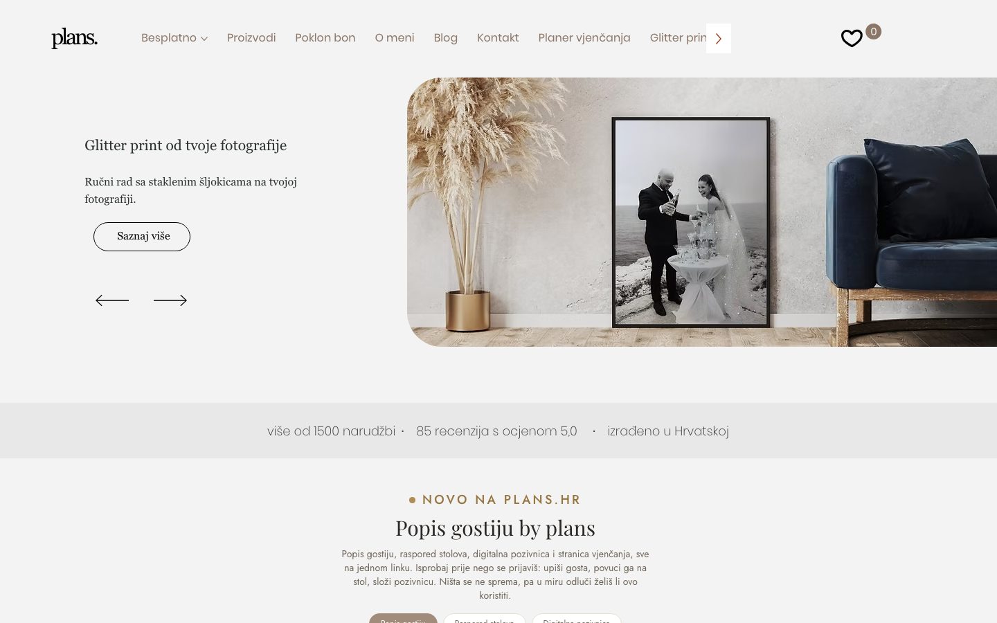 Plans homepage